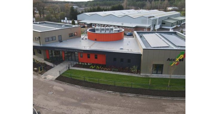 The new AccXel construction skills training centre in Cinderford.